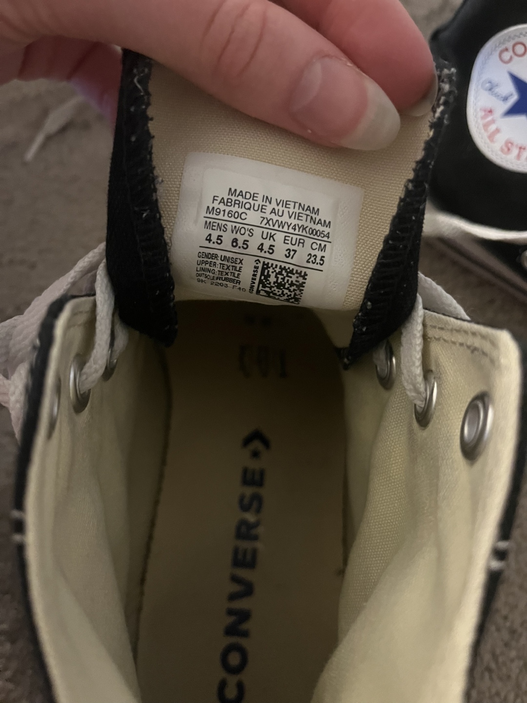 Converse Chuck Taylor All Star High Tops - Size 6.5 - photo 3