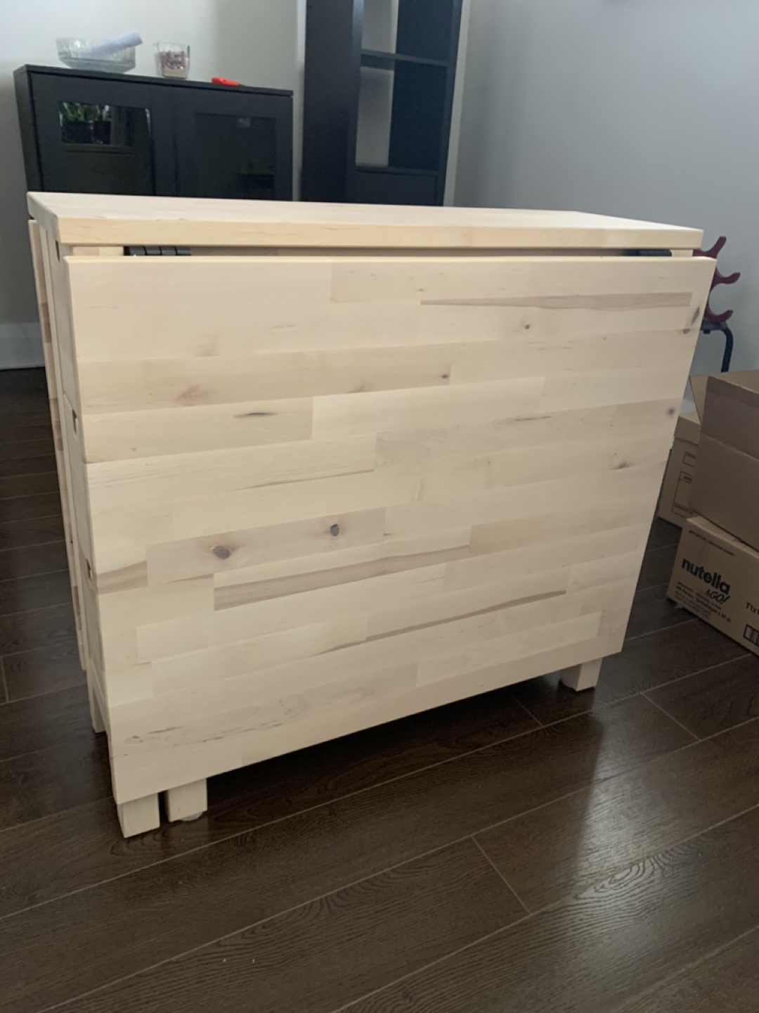 IKEA Drop-Leaf Table with Drawers - photo 3
