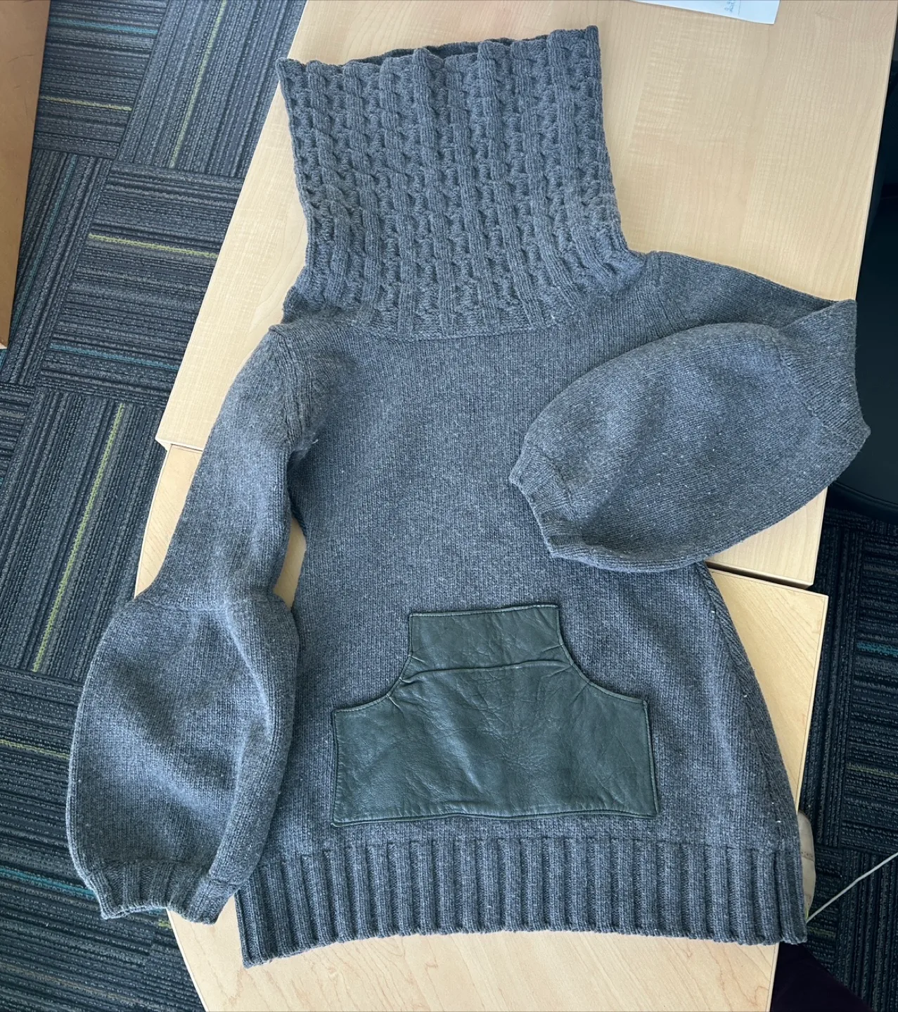 Mackage Grey Knit Sweater - Size XS image indicator(2)