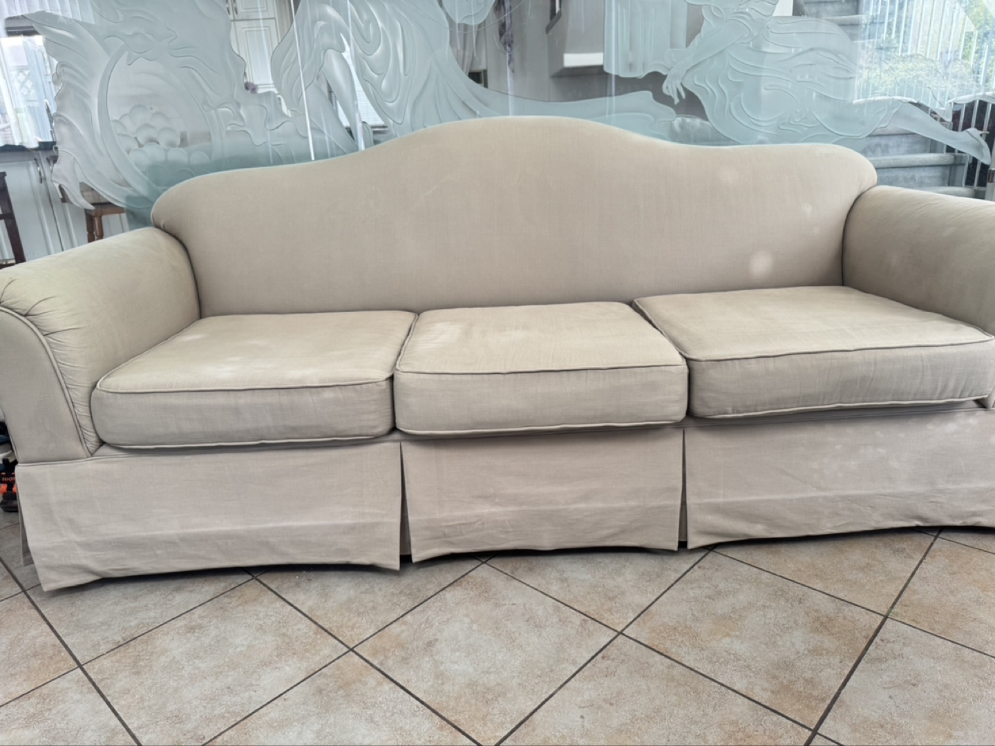 Beige Sofa - Gently Used