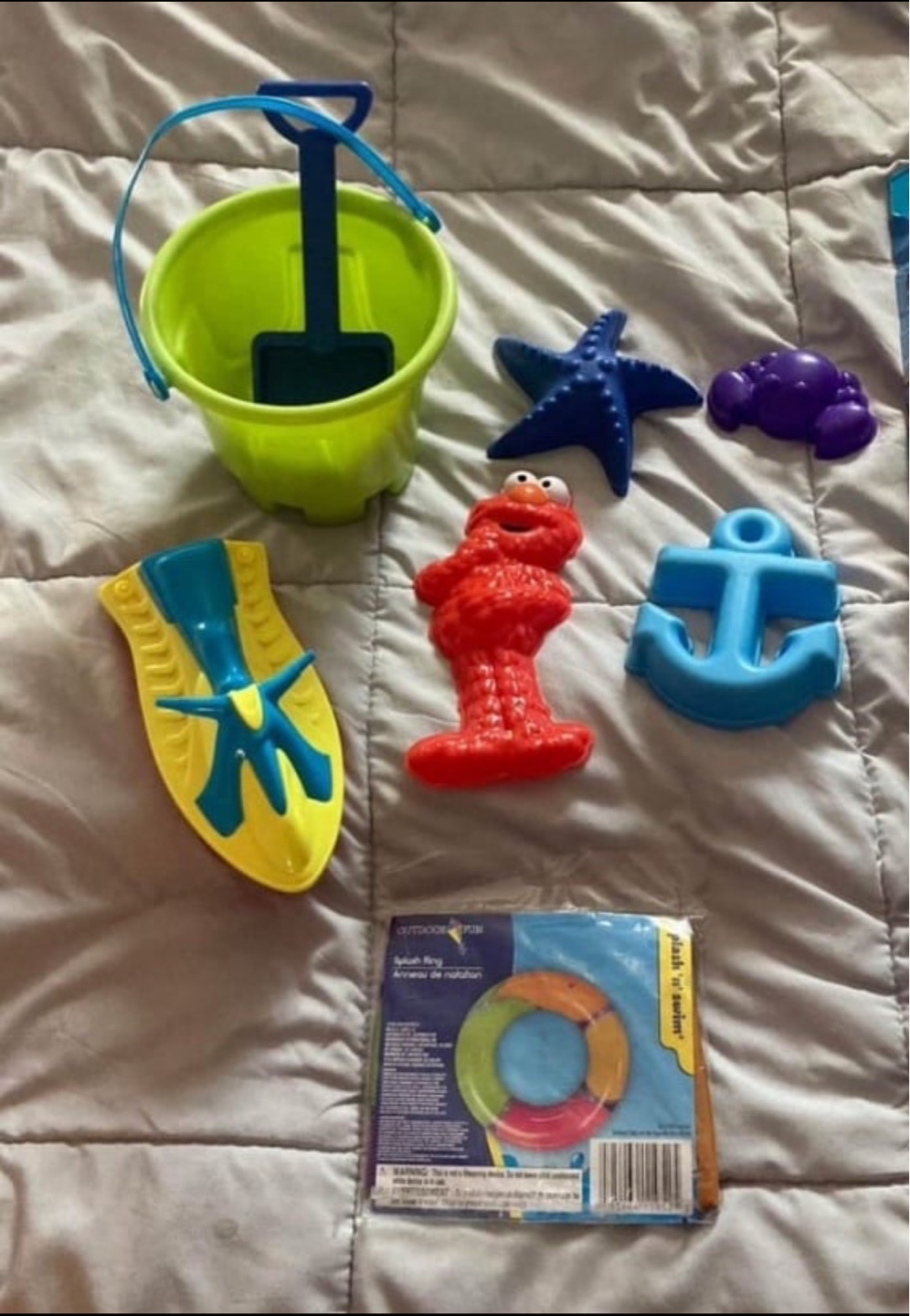 Beach Toys Bundle Sand Toys, Bucket, Shovel, Elmo, and More! - photo 3