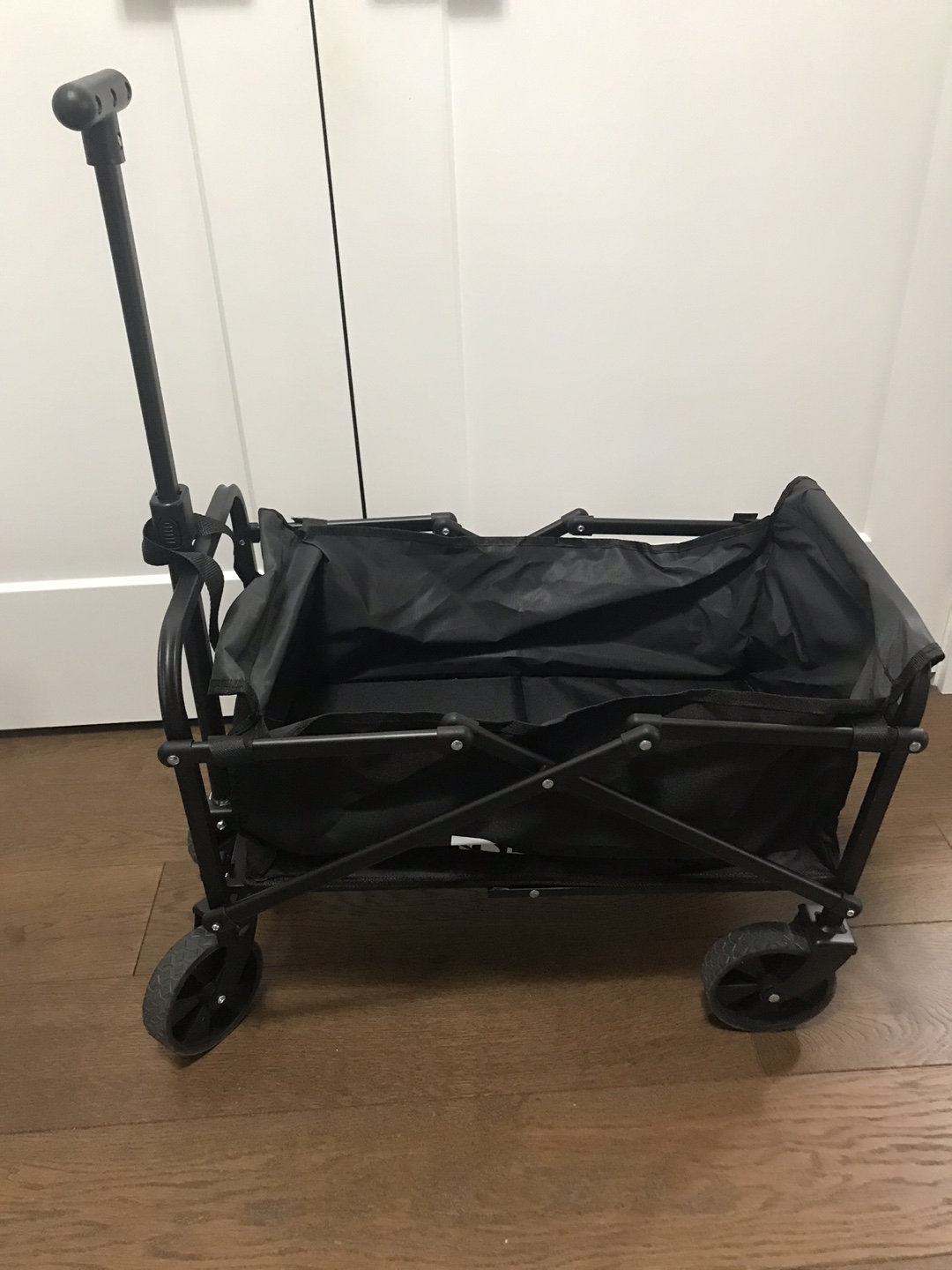 Black Collapsible Utility Wagon Cart