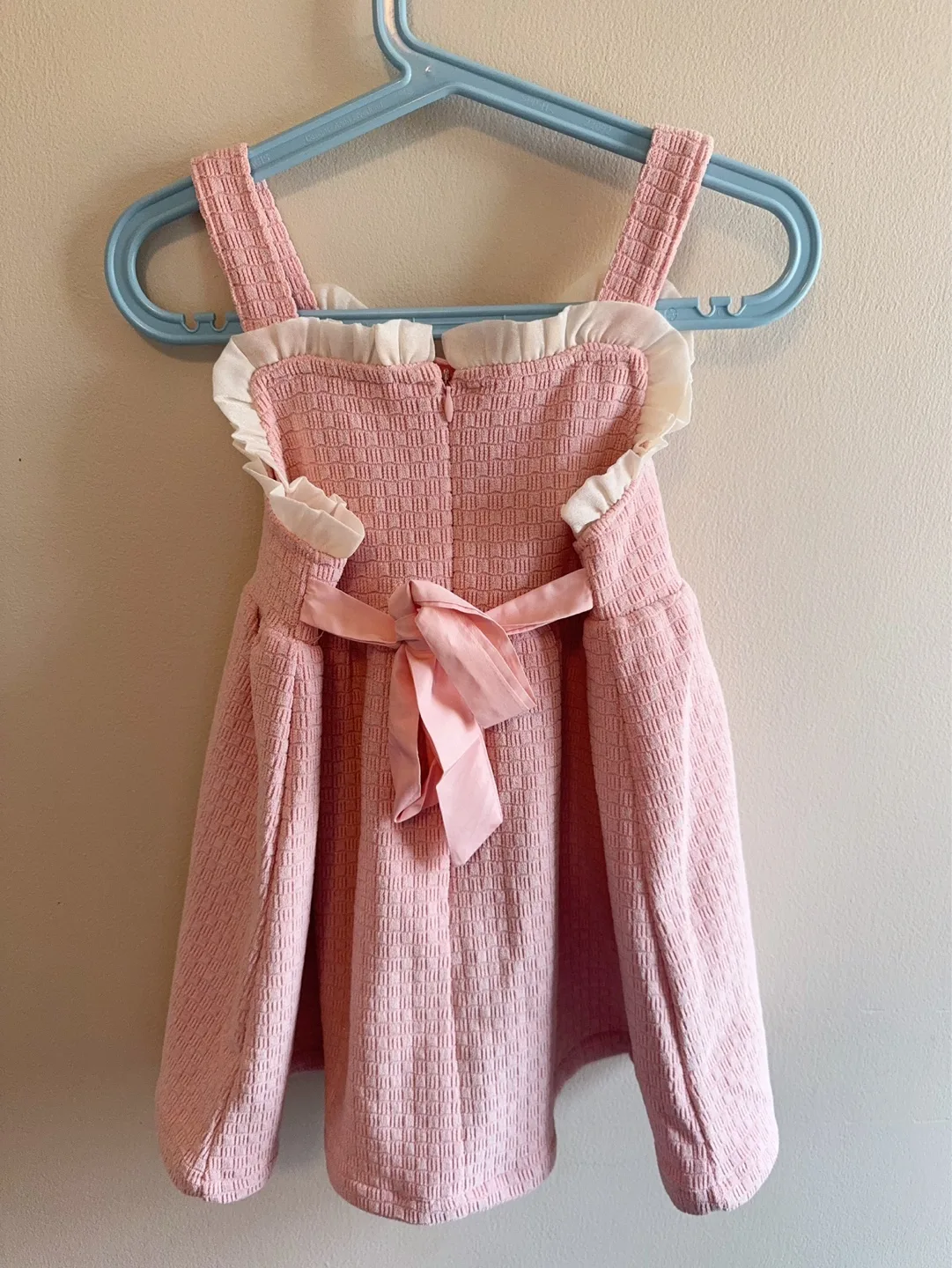 3-4T Pink Baby Girl Dress with Bow image indicator(2)