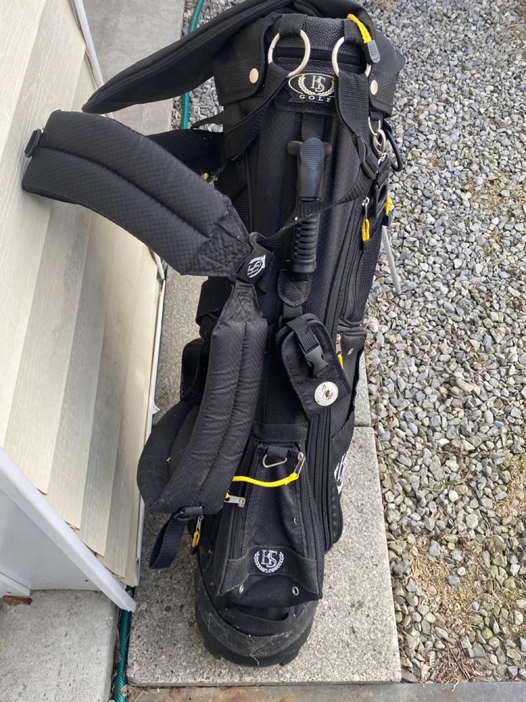 Used Black HS Golf Stand Bag image indicator(2)