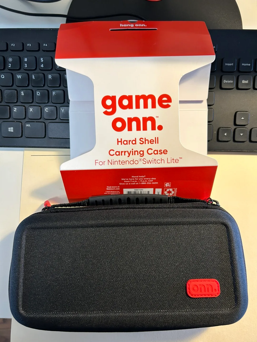 onn. Hard Shell Carrying Case for the Nintendo Switch Lite thumbnail