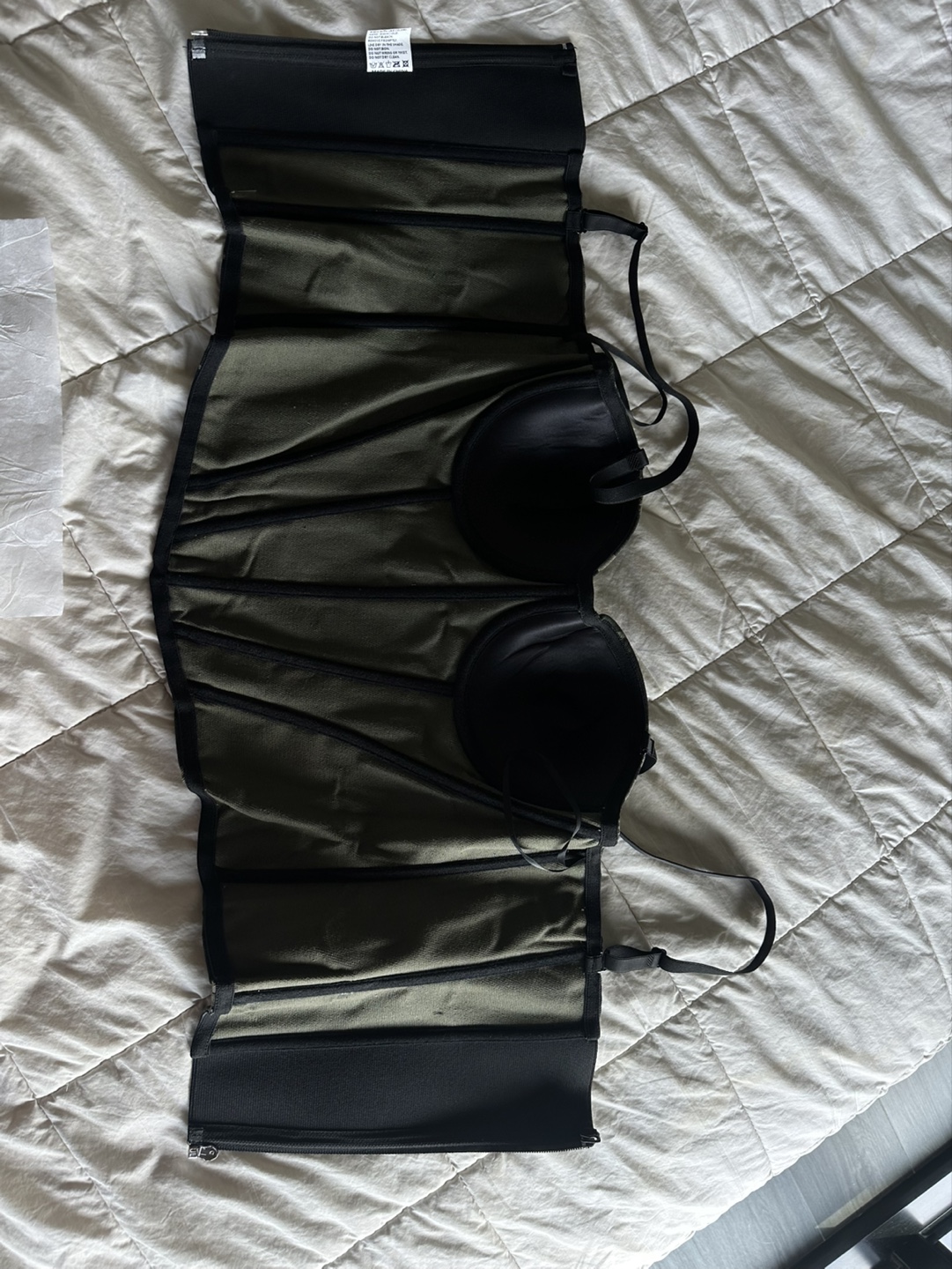 Camouflage Print Corset Top - photo 3