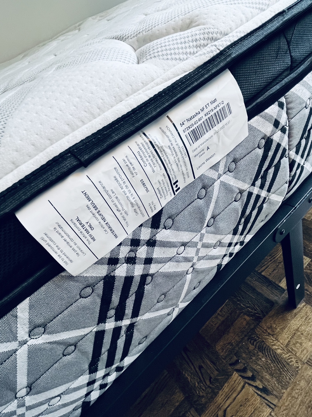 Full Mattress Kingsdown Natasha Innerspring Eurotop + bed frame - photo 3