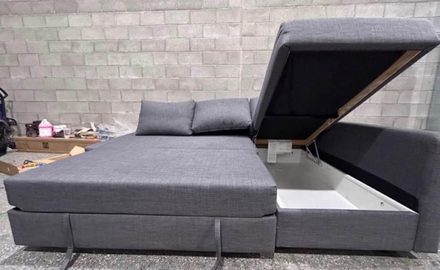IKEA Friheten Corner Sofa Bed - Grey - photo 4