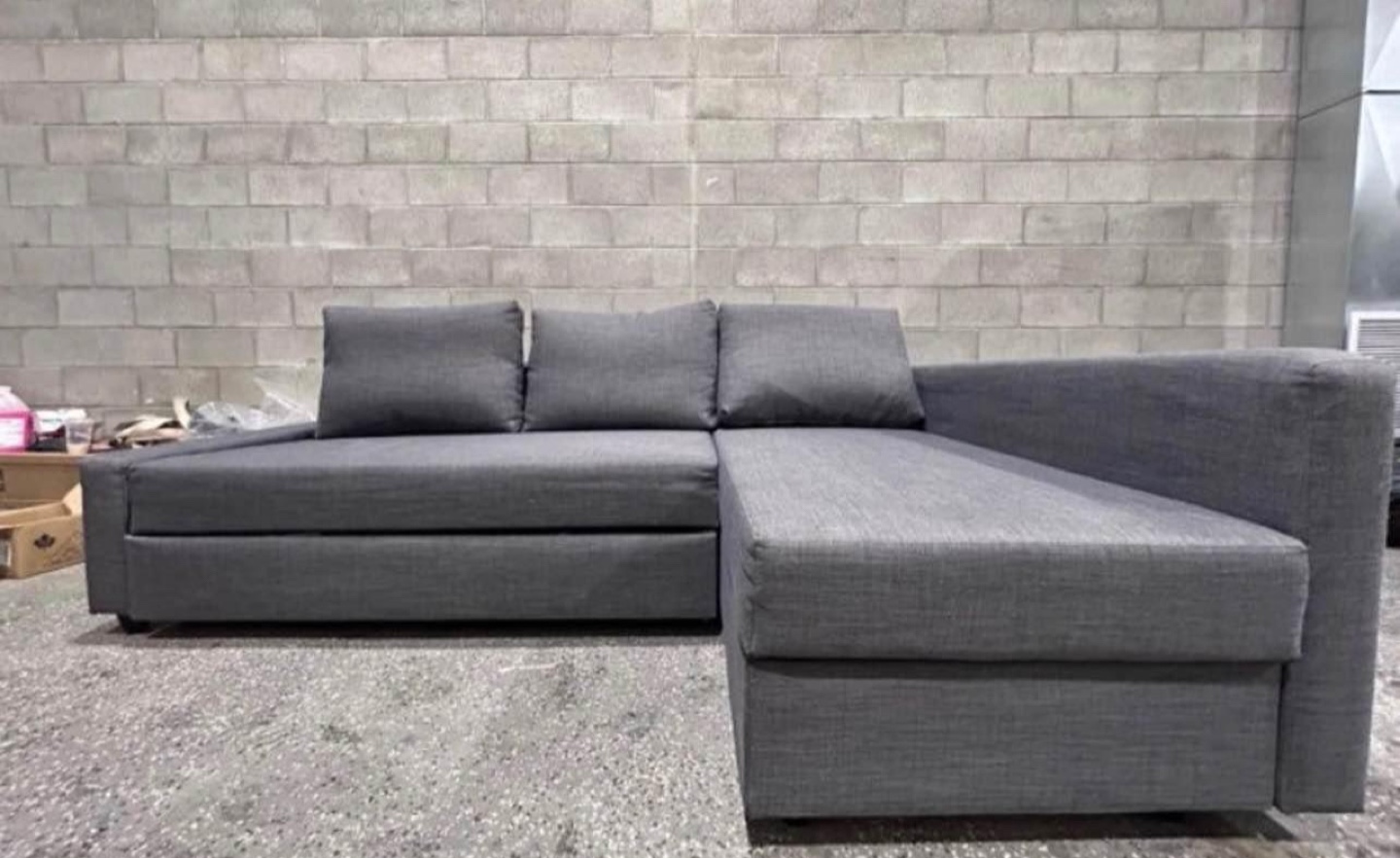 IKEA Friheten Corner Sofa Bed - Grey
