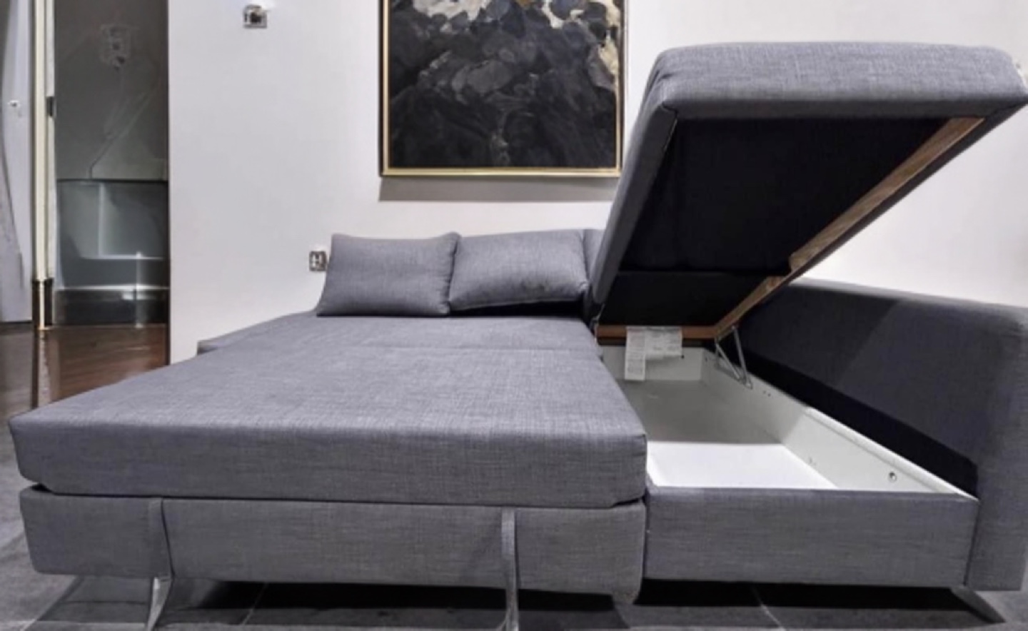 IKEA Friheten Corner Sofa Bed - Grey - photo 2