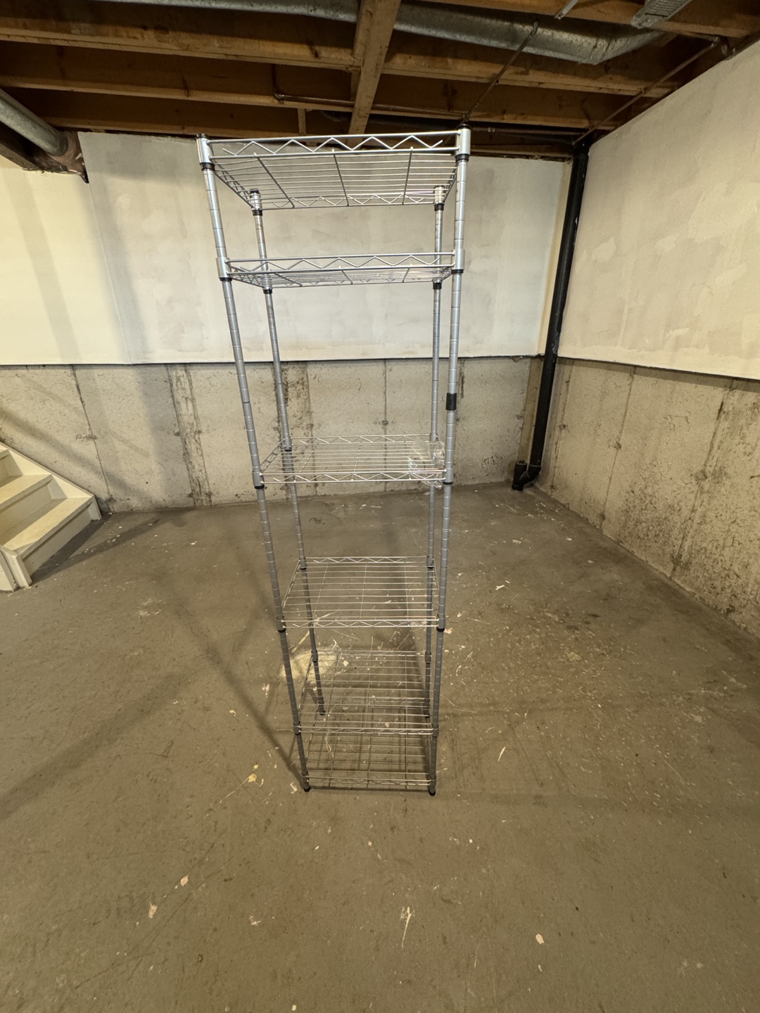 Metal 4-Tier Shelving Unit