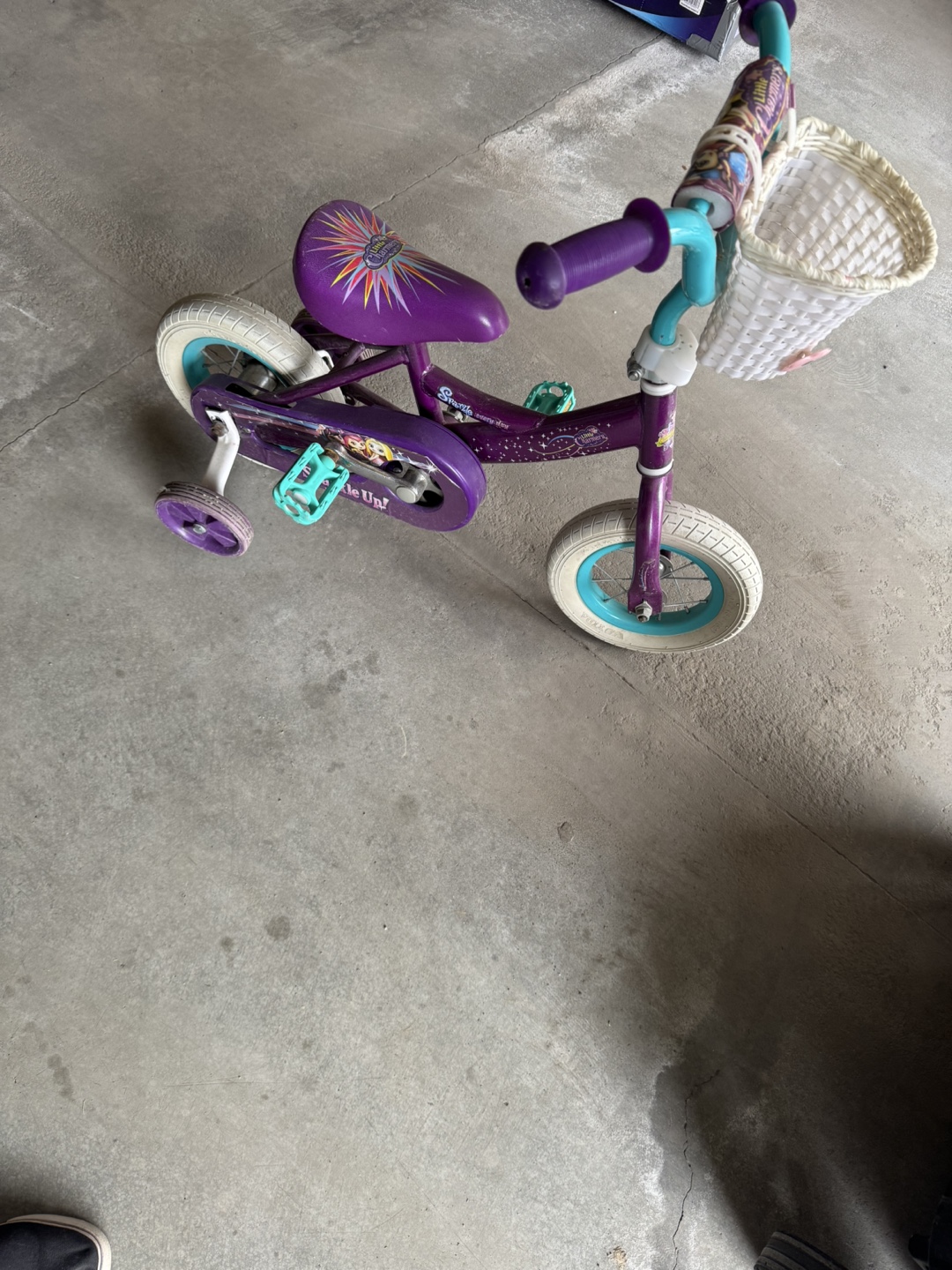 Girls' Disney Princess 12" Bike with Training Wheels