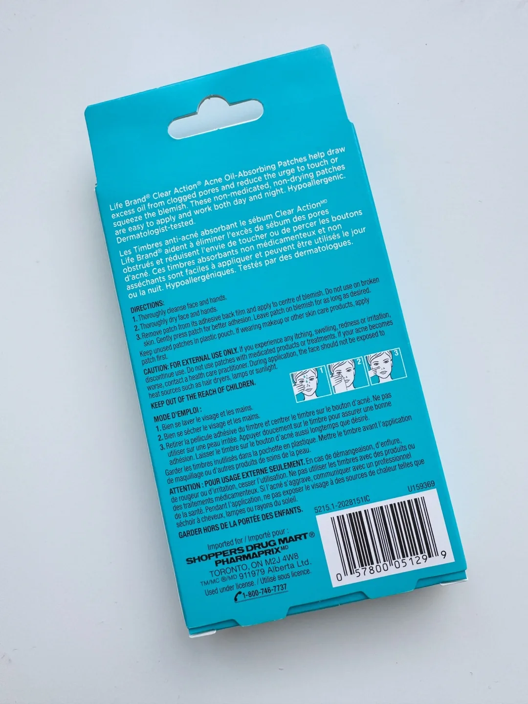 BRAND NEW, Unopened Life Brand Acne Oil Absorbing Patches image indicator(2)