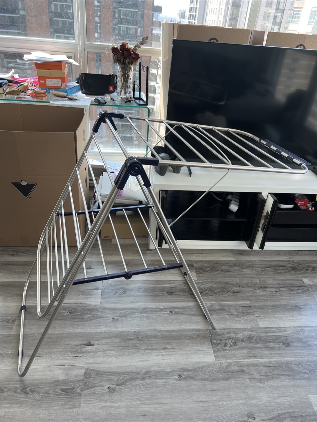 Foldable Clothes Drying Rack