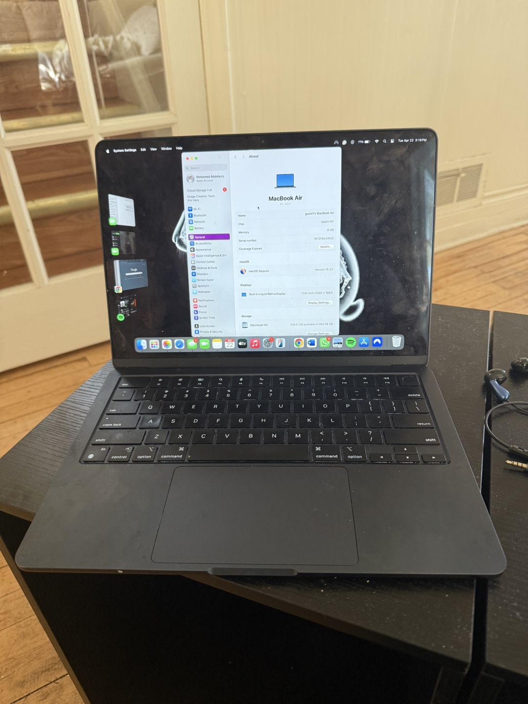 MacBook Air M2 2022 - 8GB RAM - photo 2