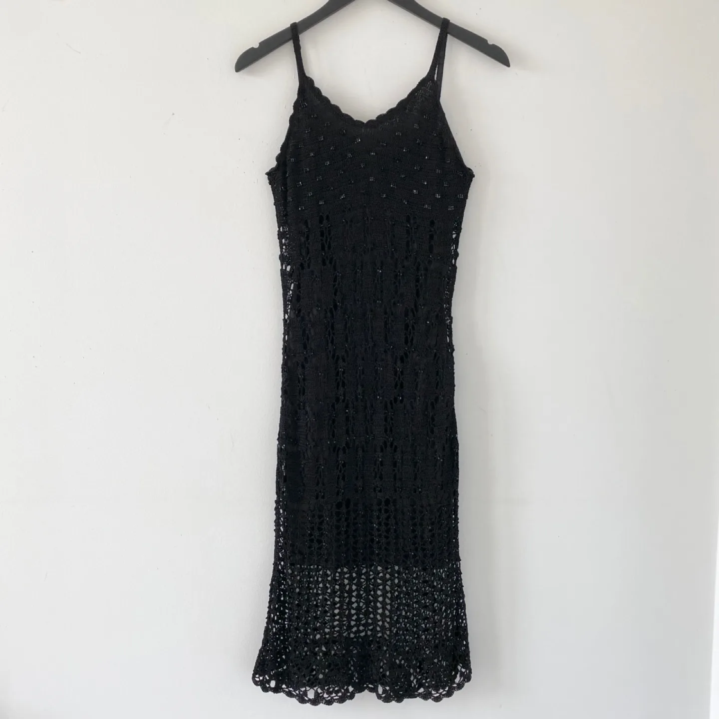 Vintage Crochet Beaded Dress thumbnail