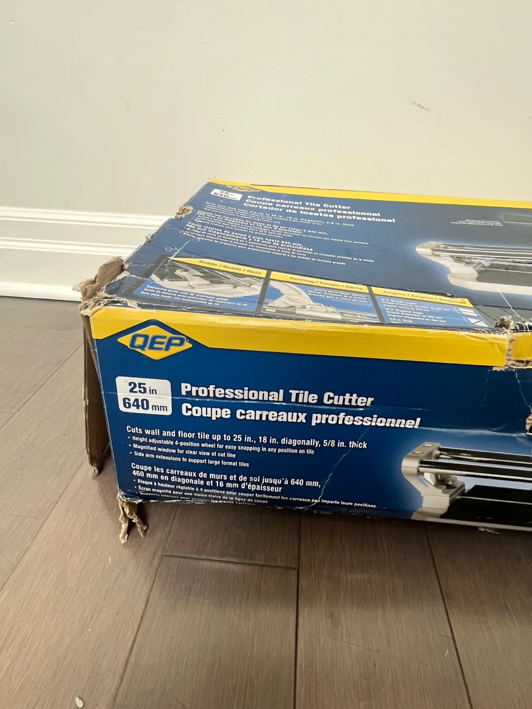 QEP 25-inch Professional Tile Cutter - New in Box image indicator(2)