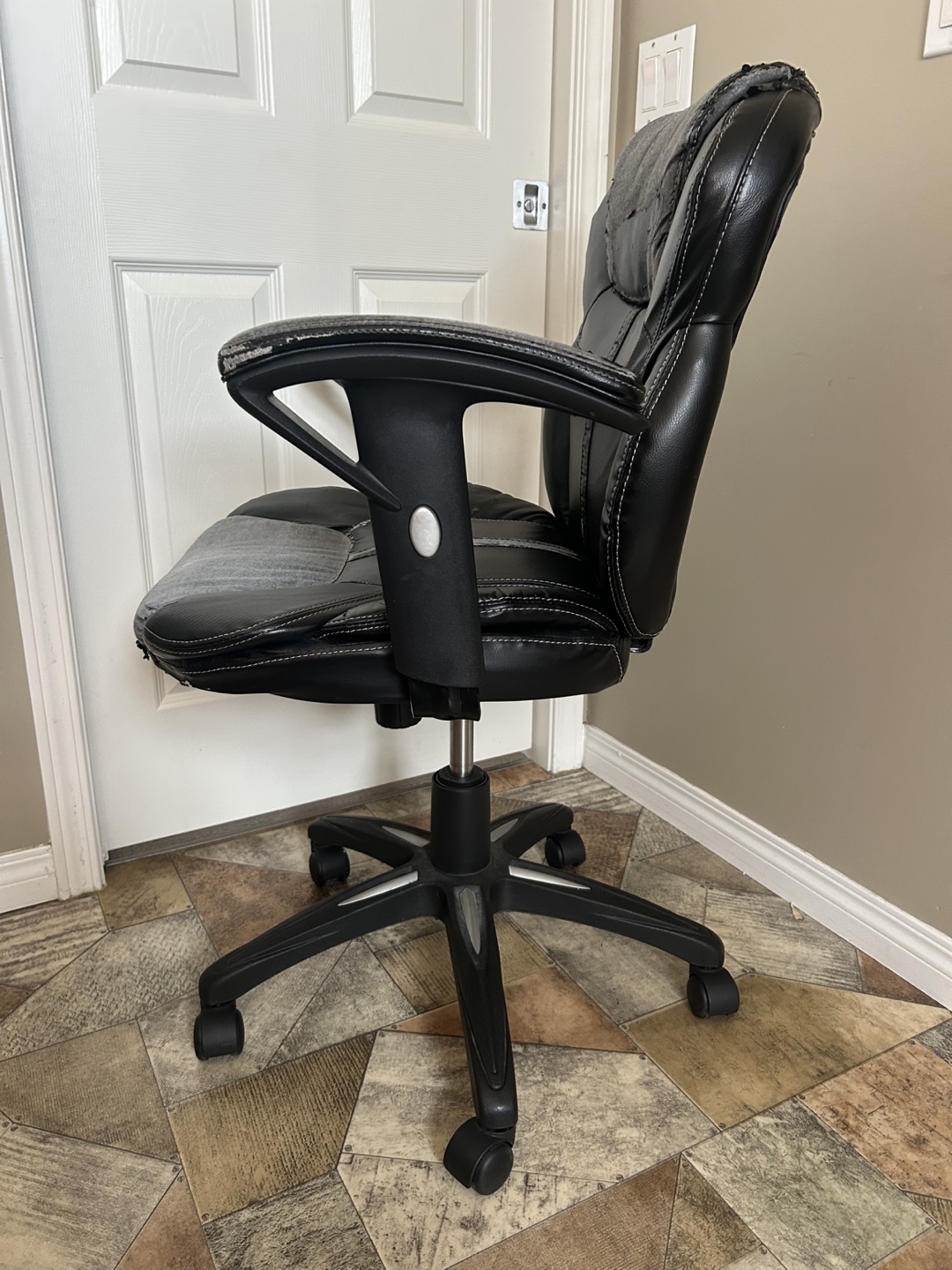 Swivel Home Office Study Desk Chair with Armrests - photo 5