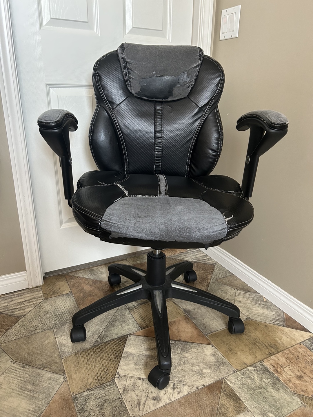 Swivel Home Office Study Desk Chair with Armrests - photo 4