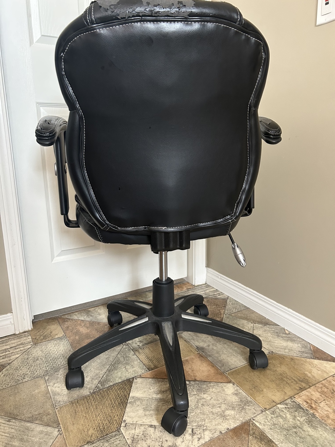 Swivel Home Office Study Desk Chair with Armrests