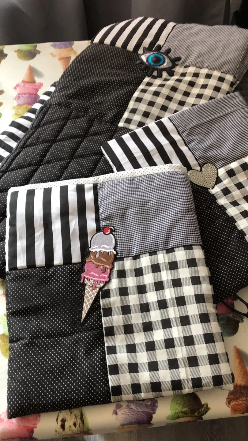 Handmade patchwork bags - Ice Cream thumbnail