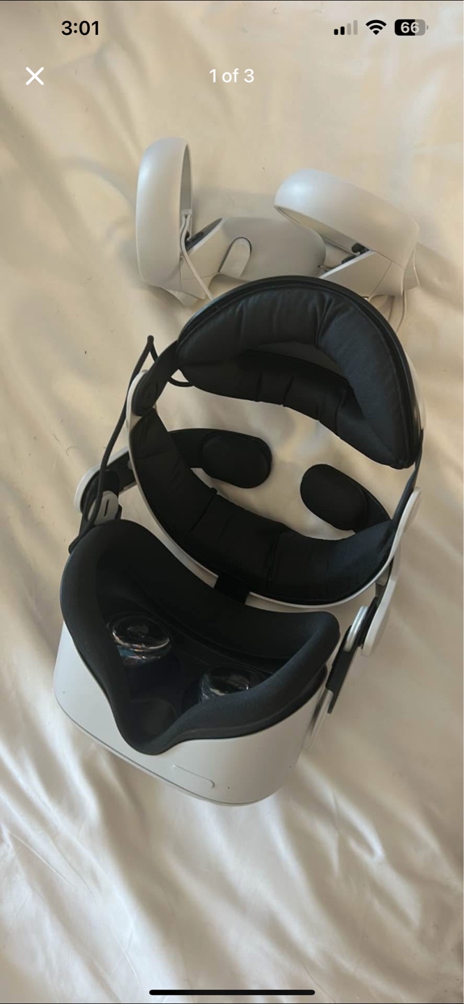 Meta Quest 2 VR Headset and Controllers