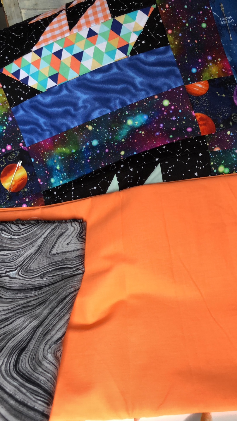 Space-themed Handmade Quilt - photo 2
