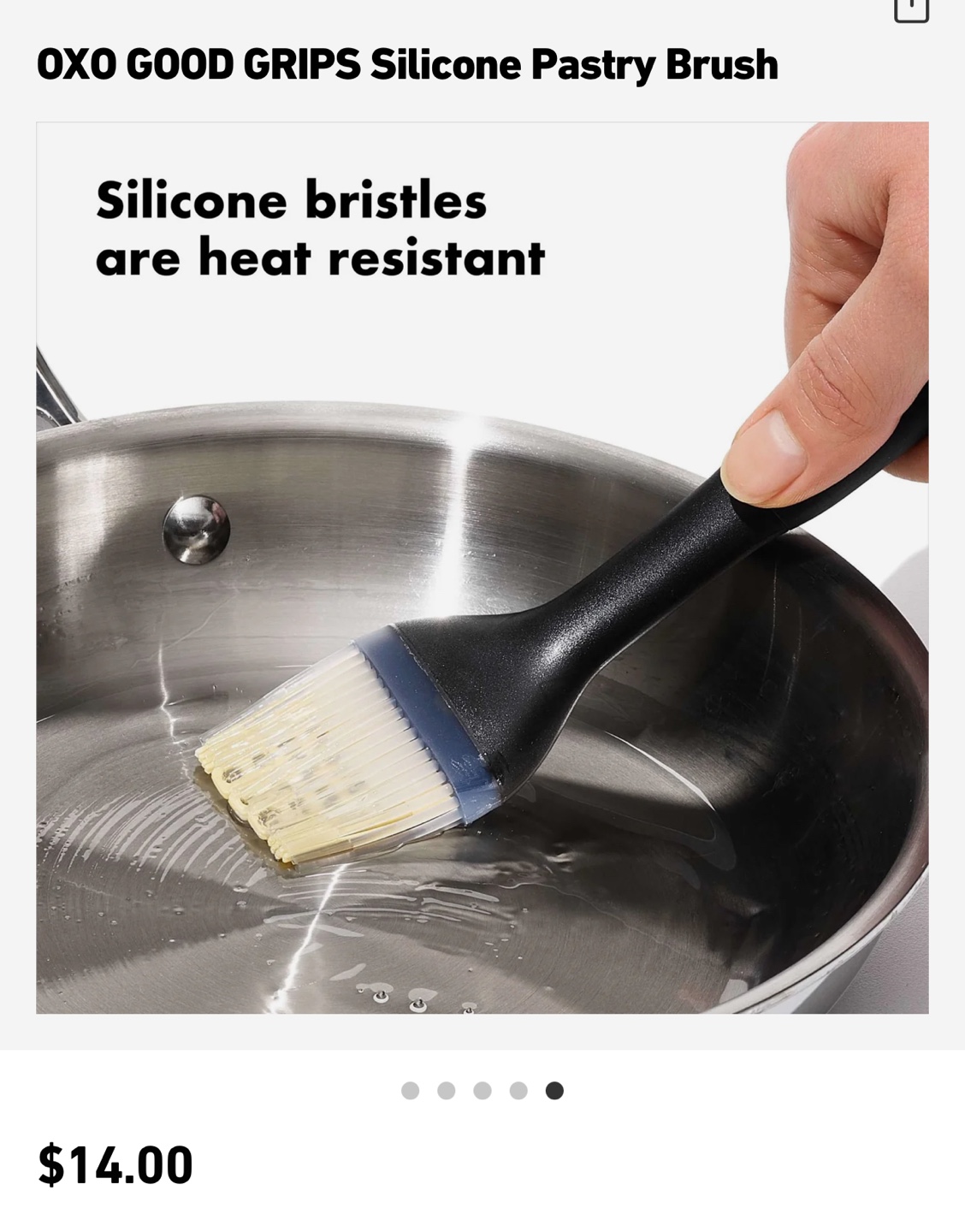 OXO Good Grips Silicone Pastry Brush - photo 2