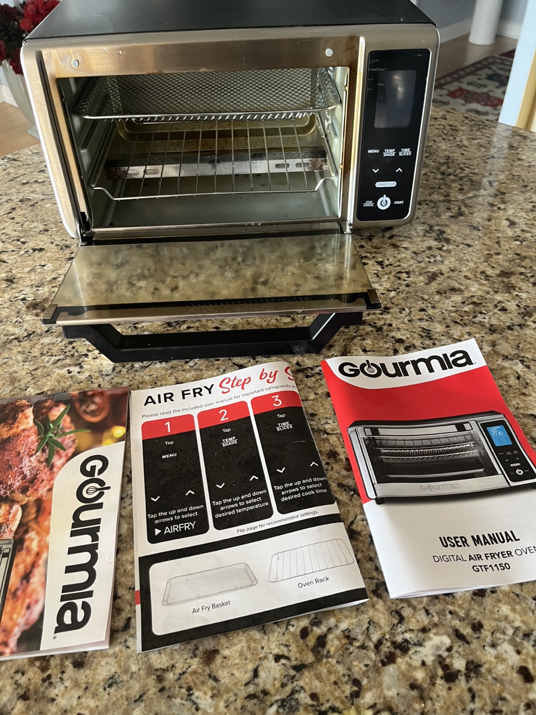 Gourmia GTFI150 Digital Air Fryer Toaster Oven - photo 2