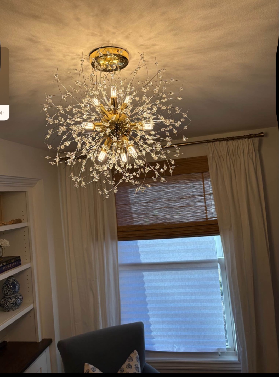 Gold Crystal Chandelier
