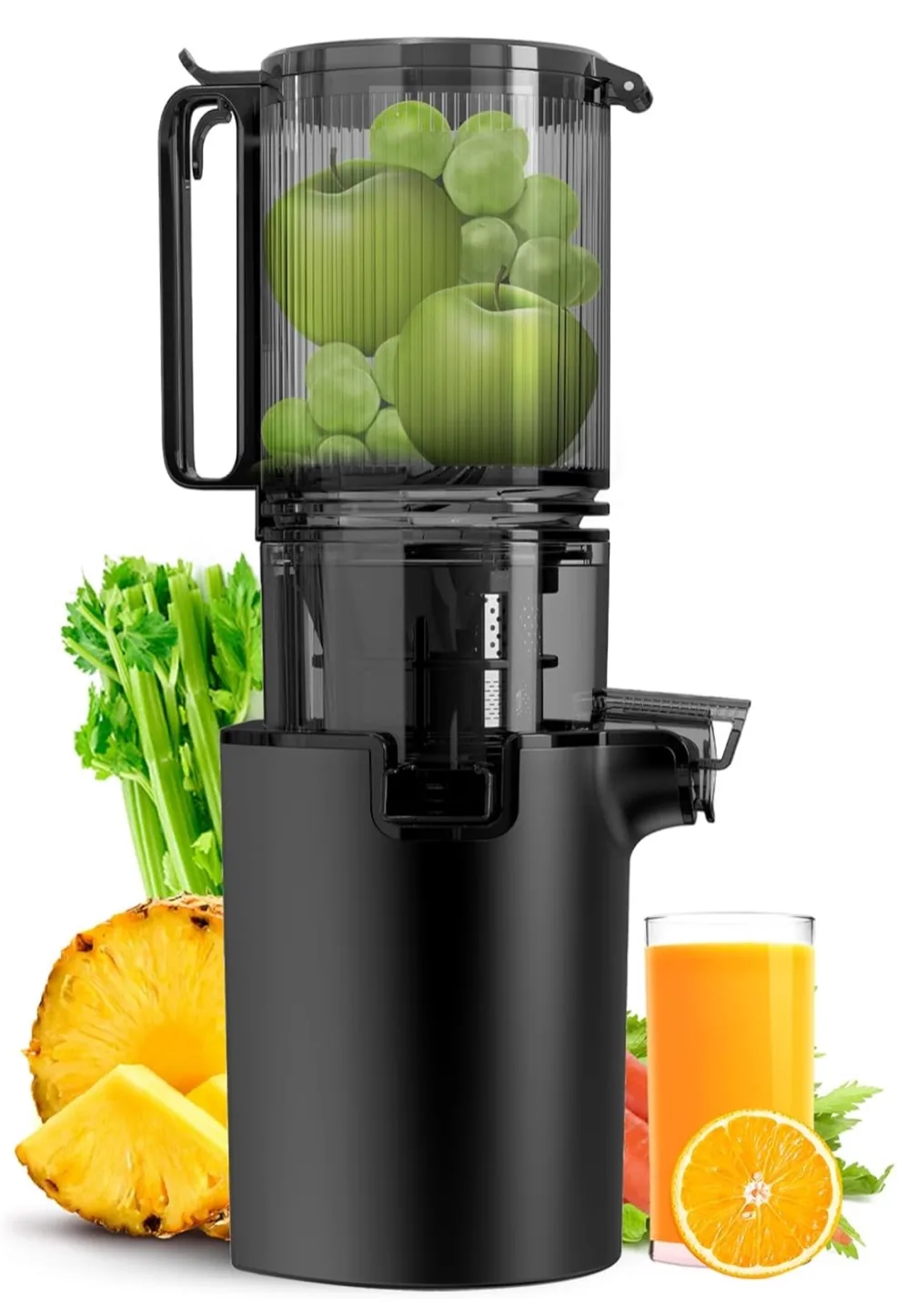 Canoly 350W Slow Masticating Juicer with 5.3" Wide Feed Chute thumbnail