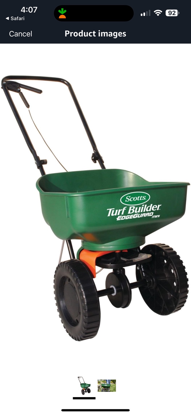 Scotts Turf Builder EdgeGuard Mini Broadcast Spreader