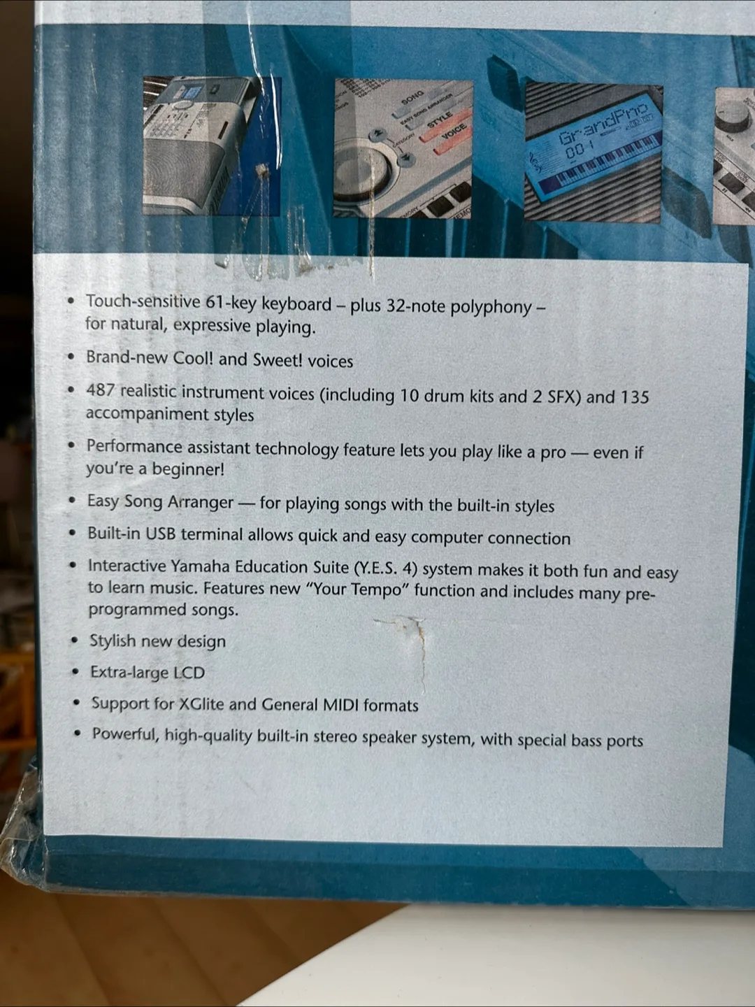 Yamaha PSR-293 Keyboard image indicator(6)