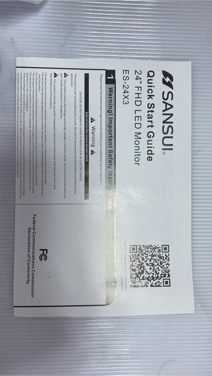 Sansui ES-24X3 24" FHD LED Monitor - 100Hz Refresh Rate - photo 4