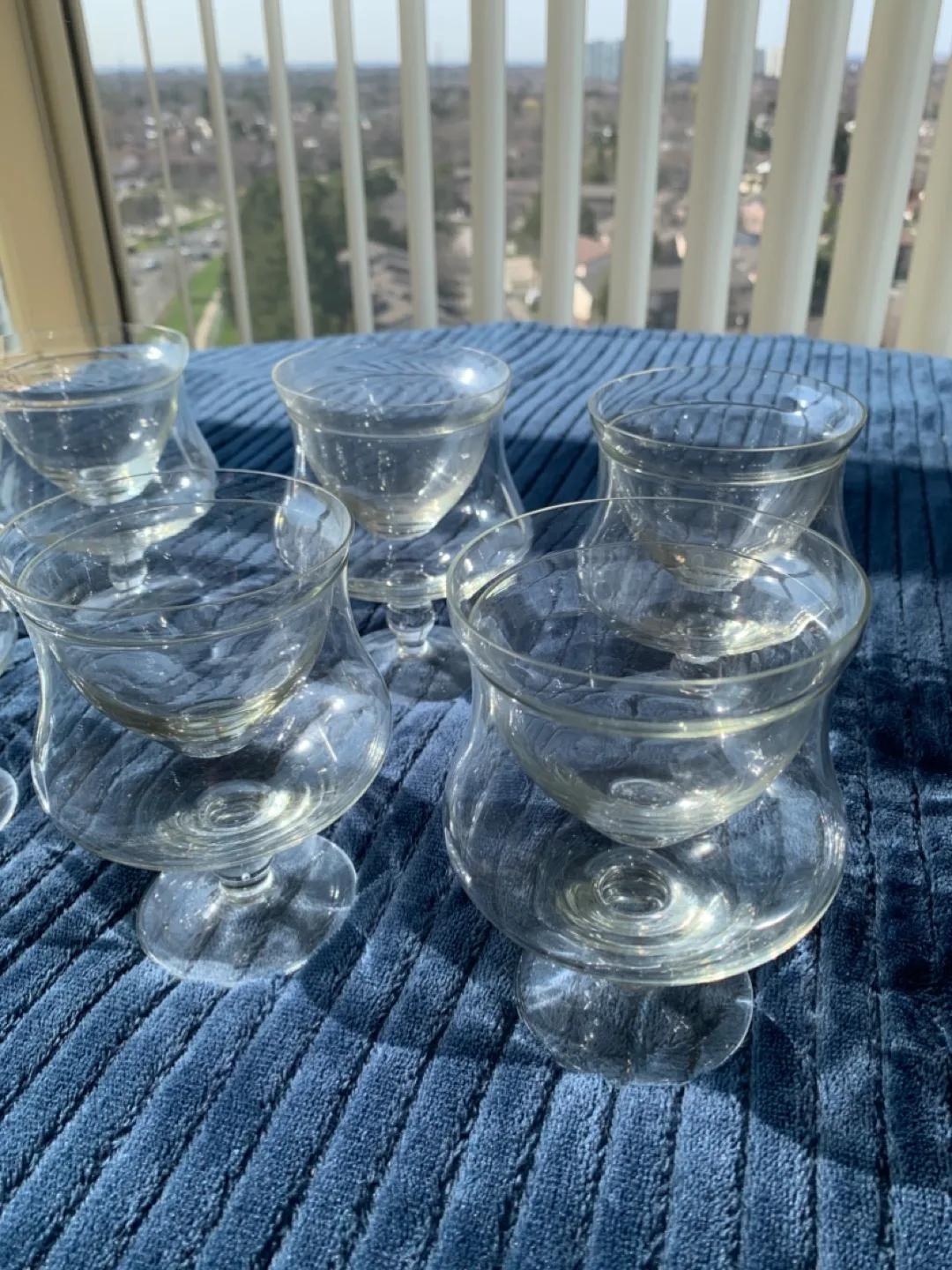 Set of Eight Vintage MCM Shrimp Cocktail or Dessert Glasses image indicator(4)