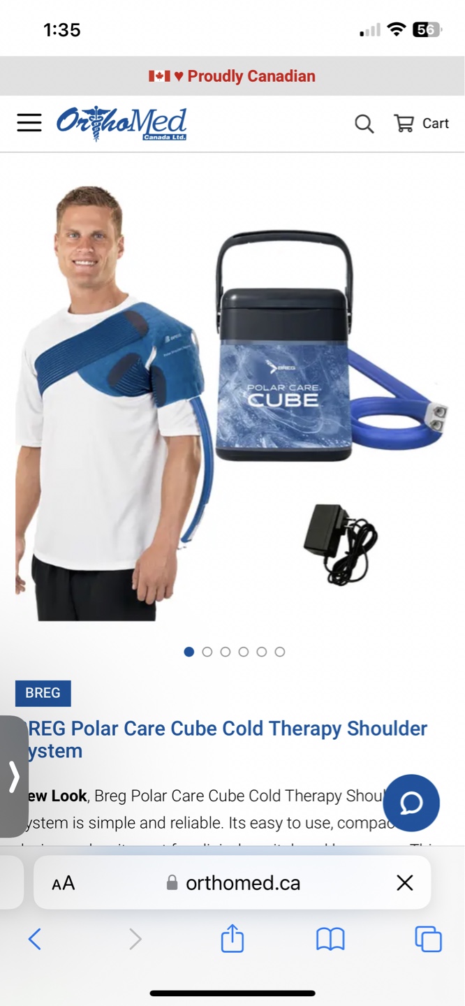 BRAND NEW Breg Polar Care Cube Cold Therapy Shoulder System - photo 4