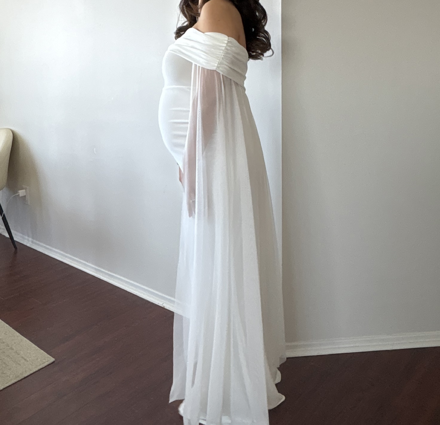 Club L London Carlotta White Maternity Gown - photo 3