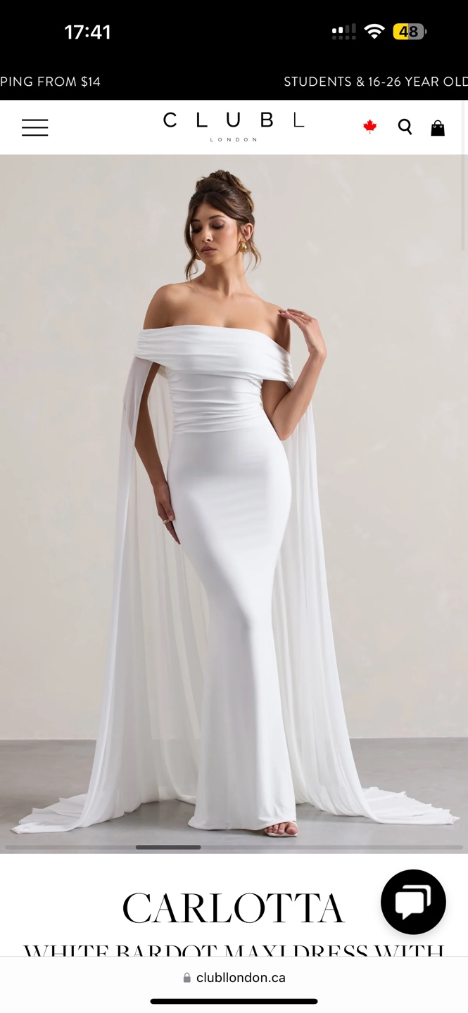 Club L London Carlotta White Maternity Gown - photo 2