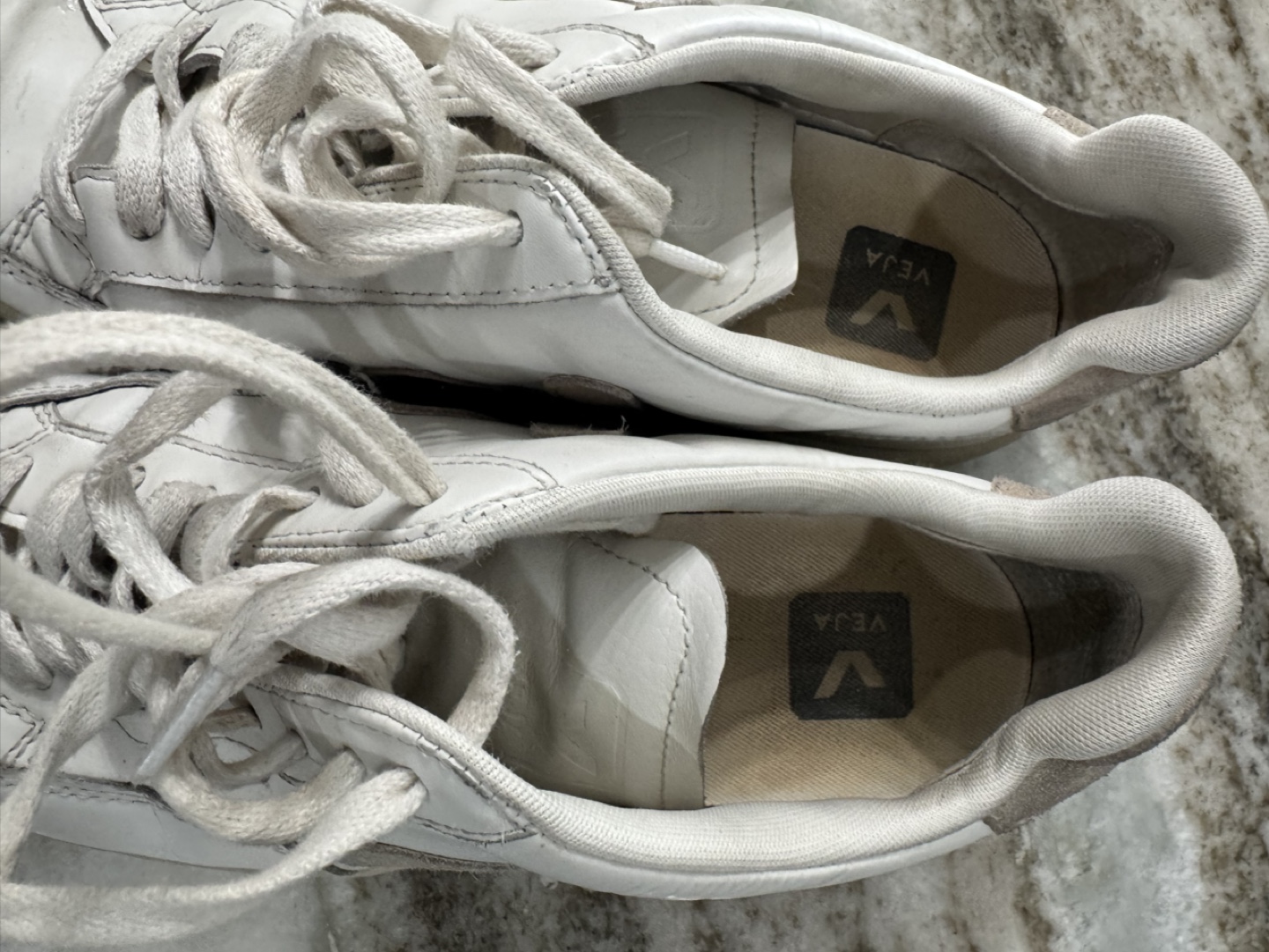VEJA Esplar White Leather Sneakers - photo 4
