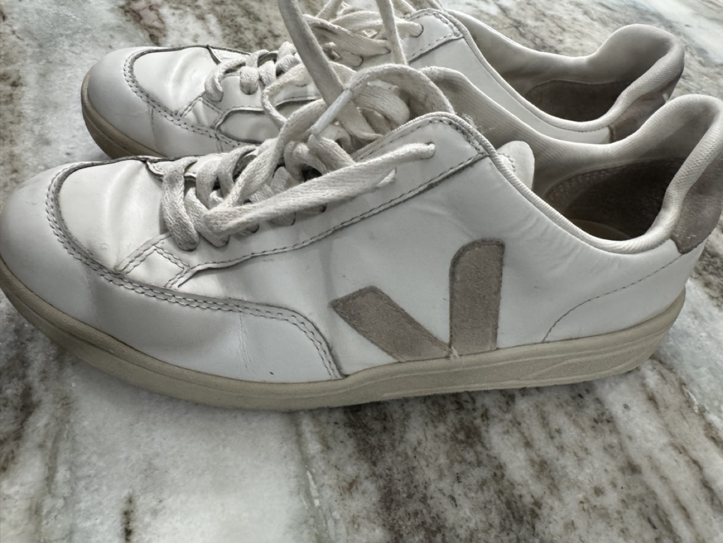 VEJA Esplar White Leather Sneakers - photo 2