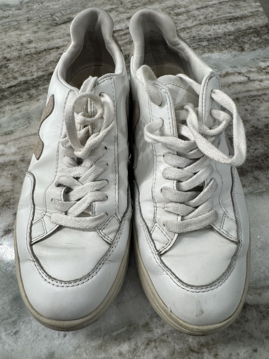 VEJA Esplar White Leather Sneakers