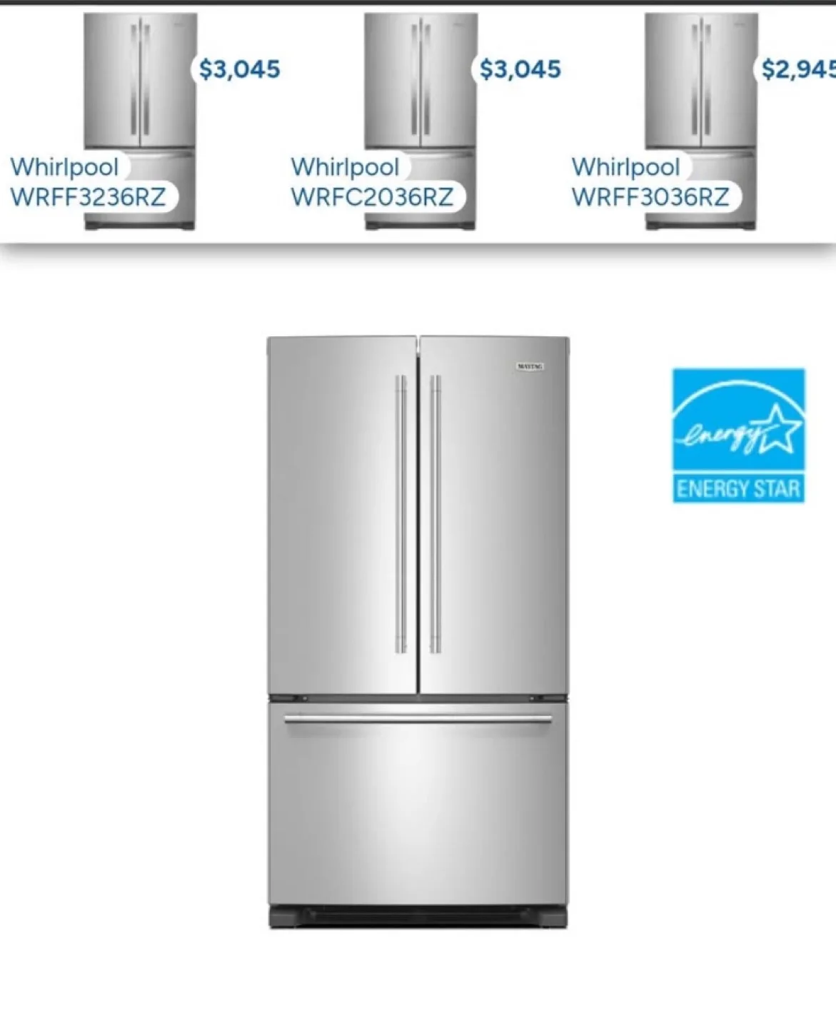 NEW in BOX Maytag French Door Refrigerator - Stainless Steel image indicator(5)