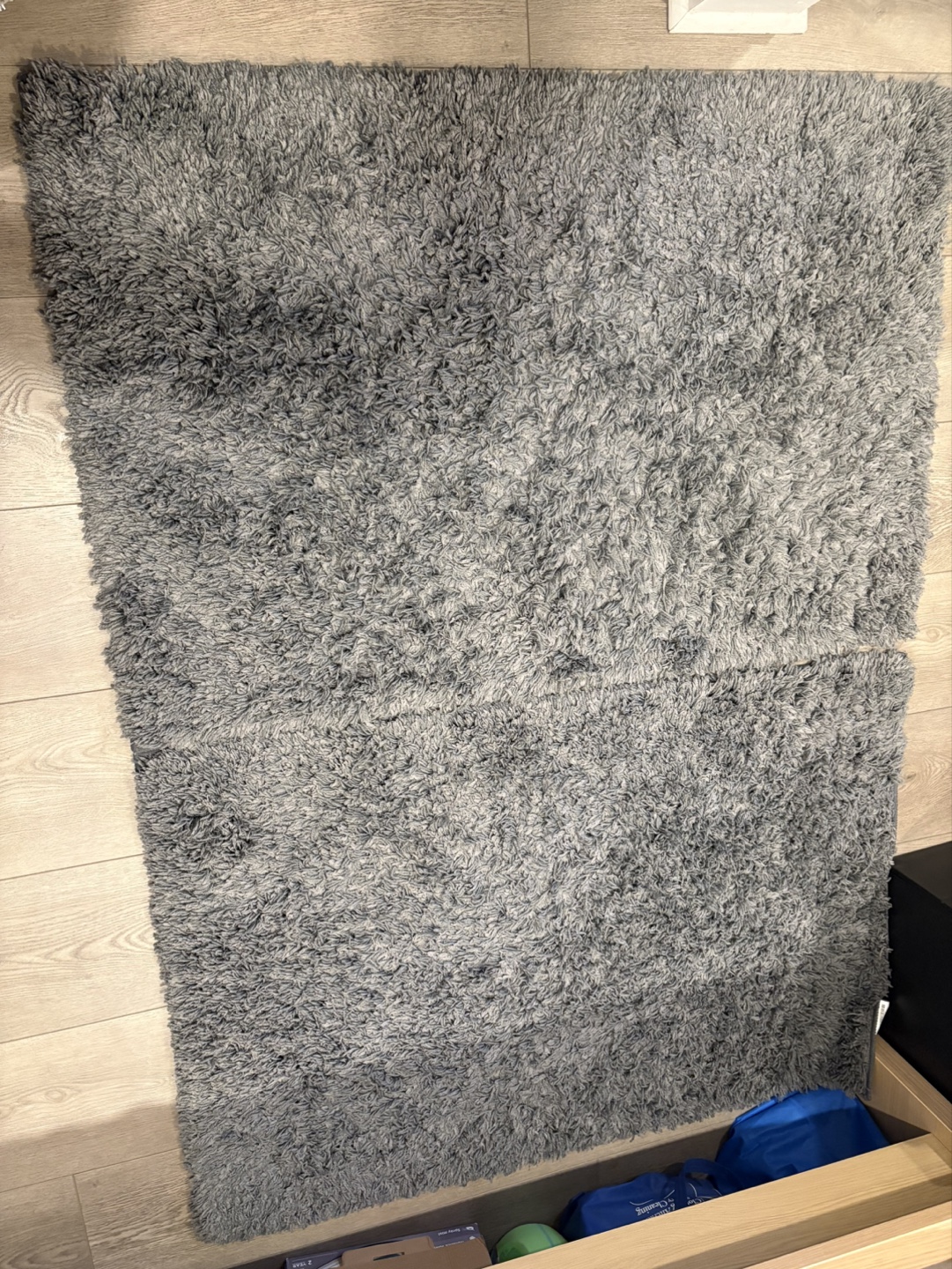 Grey Shag Rug