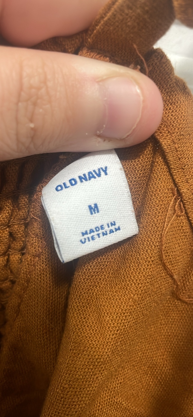 Old Navy Mustard Yellow/Brown Jumpsuit Size M - photo 2