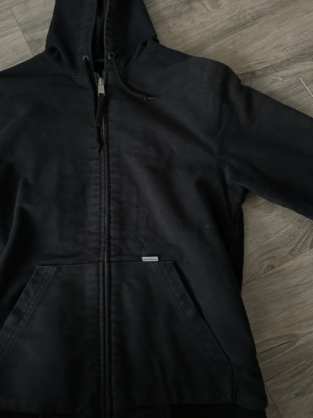 Carhartt Hooded Zip-Up Jacket - Size Small - photo 4