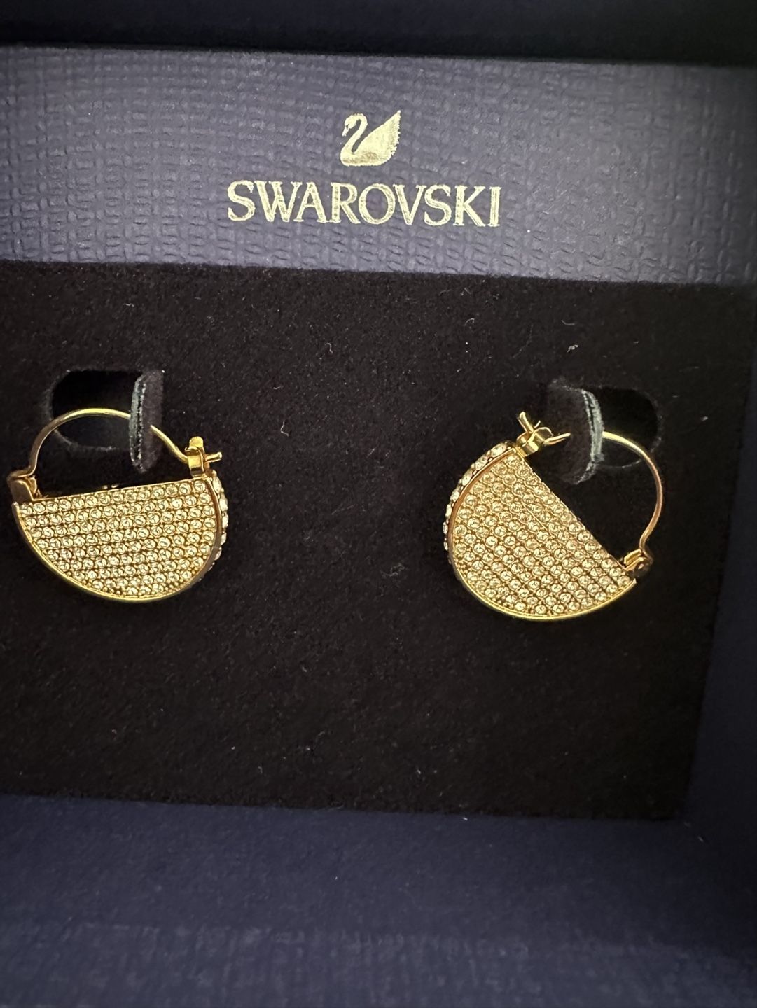 Swarovski PE Hoop Crystal Earrings - photo 3