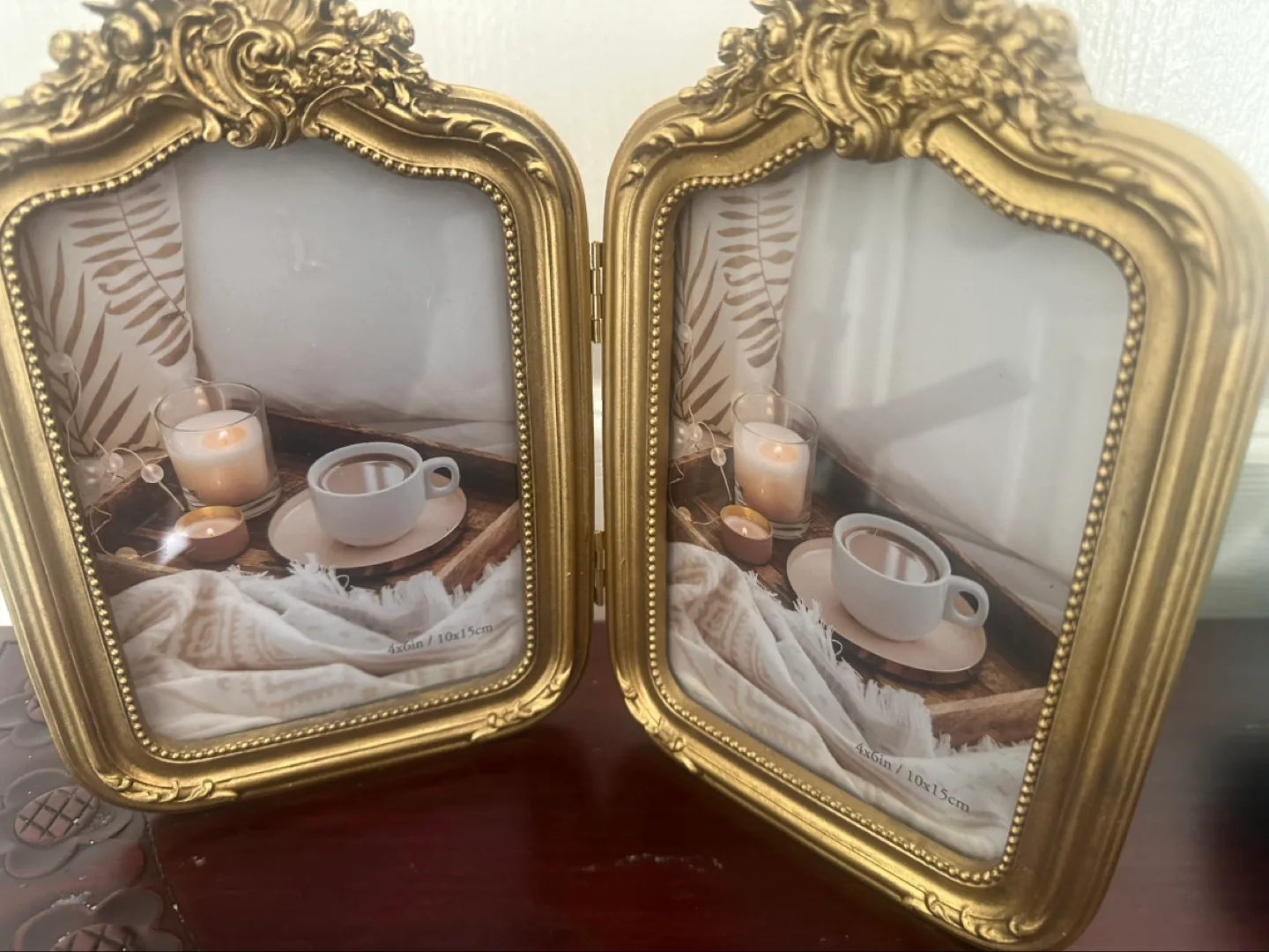 Gold Double Photo Frame thumbnail