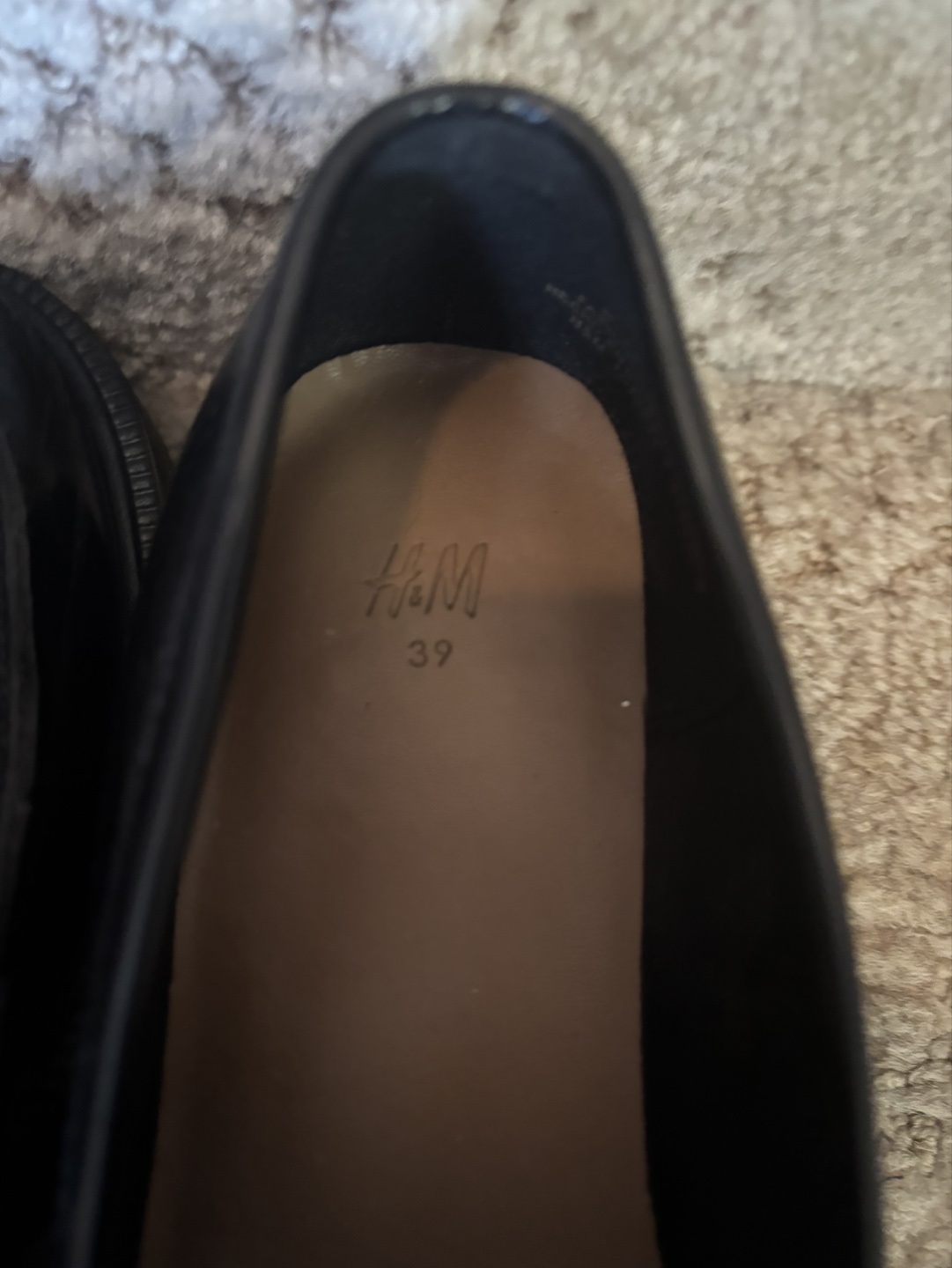 Black Patent Leather Loafers - Size 39 - photo 5