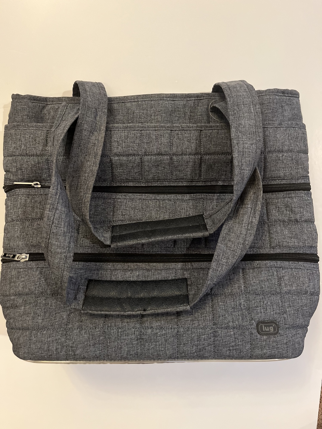 Lug grey tote bag
