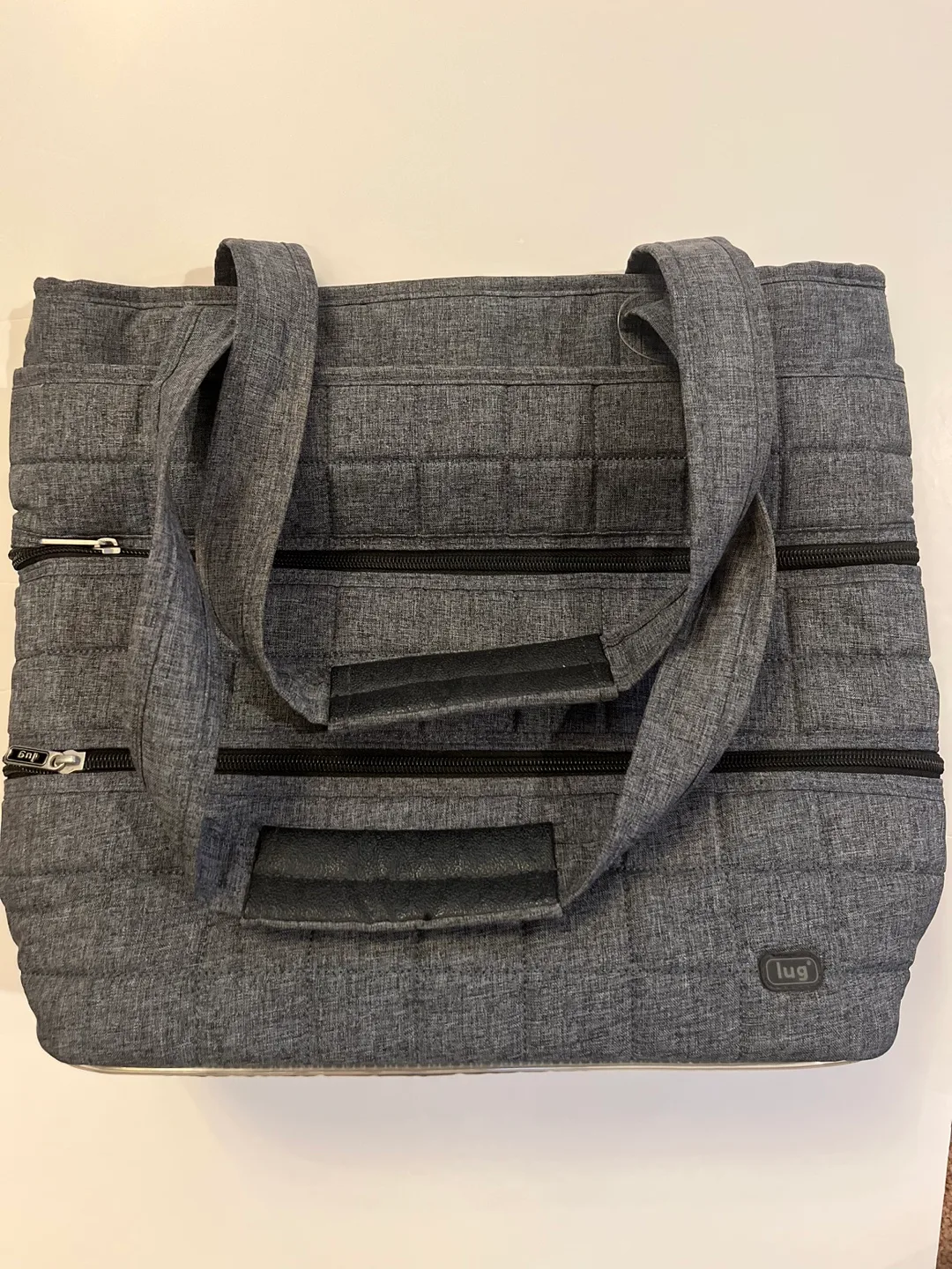 Lug grey tote bag